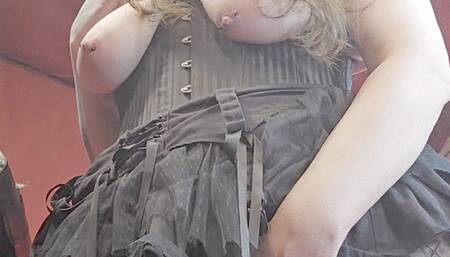 "Goth Girlfriend has multiple orgasms and cums hard"