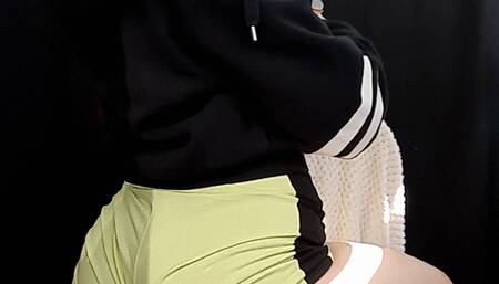 Smoking and showing off my ass