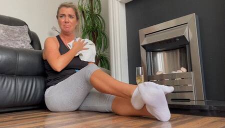 Sock removal after gym