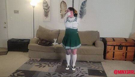 MinxGrrl - Cheerleader Won't Make The Game (WMV Format)