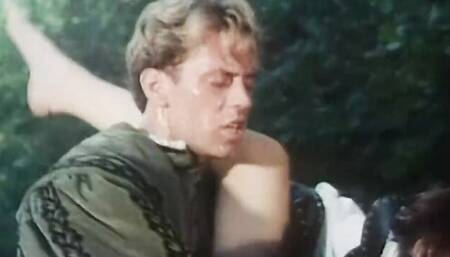 Classic porn video shows a MILF taking cock in that hairy cunt