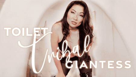 Toilet Tribal Giantess Eating Tiny Men - MzKim