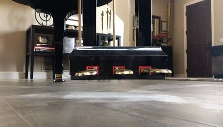 Barefoot Piano Pedal Pumping