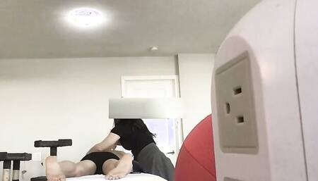 A hidden camera shows a horny masseur plays with girl's wet pussy