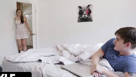 Astonishing housemaid in being shagged by her sex-crazed boss