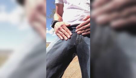 Pissing myself at a rest stop