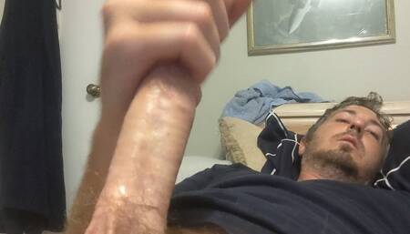 Jerking Off my Big Penis