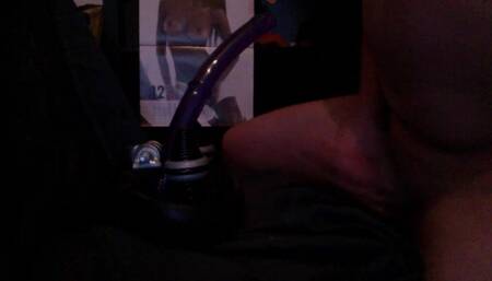 Huge dildo assfuck