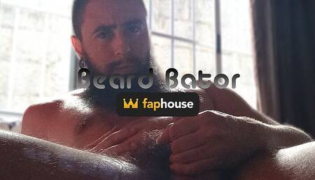 Monkey bator stroking his cock