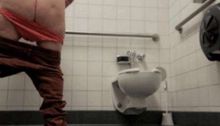 CHUBBY GIRL PUBLIC TOILET DOMINATION