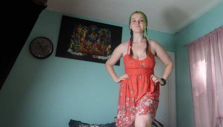 Caught you peeing on the tree! Your dick is soo small! 4k