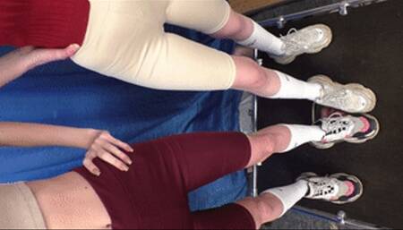 Teen girls in Balenciaga sneakers try to crush my face (part 2 of 11), flo520x 1080p