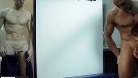 CazzoFilm - The gym cock-sucker