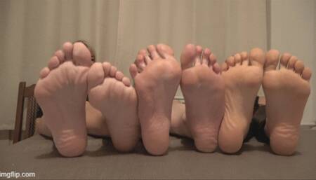 Come play with our bare feet