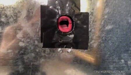 1st time Glory Hole for Bi Slaves