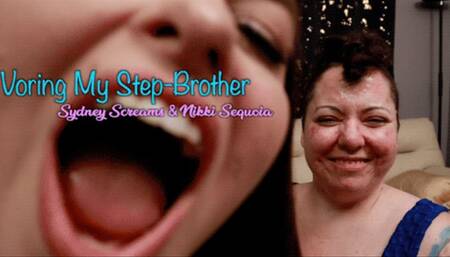 Voring my Stepbrother ft Nikki Sequoia - A vore scene featuring: taboo, eating, giantess, shrinking fetish, and GTSV - 1080 MP4