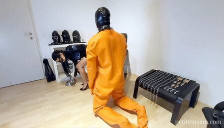 Keeping my latex prisoner hydrated (part 2)