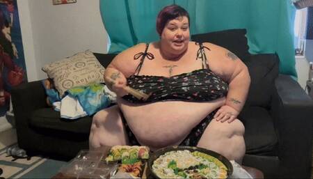 SSBBW Slobby Sushi Stuffing HD