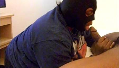 Black married BBW blowjob