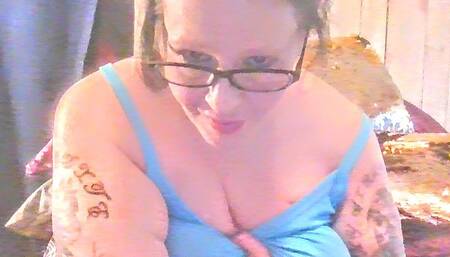 Rubbing her feet and wanting the big meat