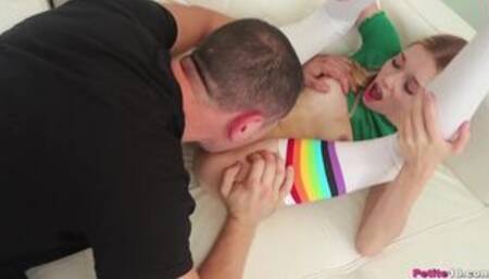 Teen IMPALED Johnny Blaster Monster Cock