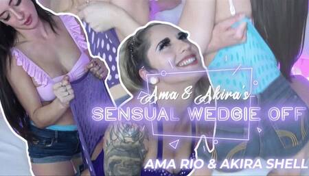 Ama & Akira's Sensual Wedgie Off UHD