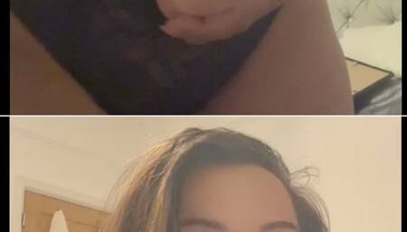 your tinder date makes you suck on her strap on