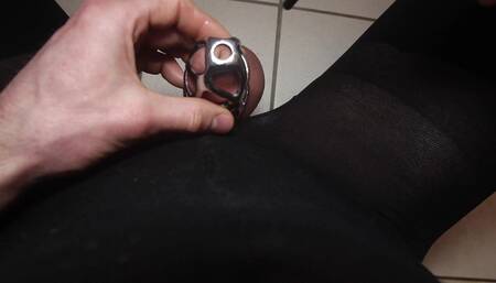 POV sounding cumshot