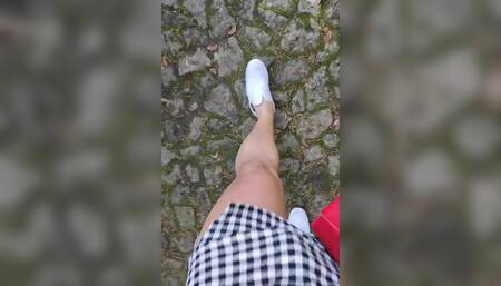 Walking in the park and masturbating !