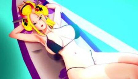 AT THE BEACH WITH BLACK MARIA ONE PIECE HENTAI