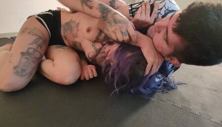 Lilli destroyed! Comp Wrestling turns into Maledom