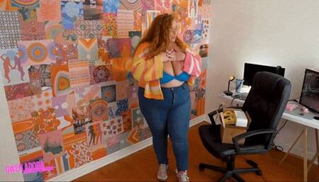 Taboo Goodbye Blowjob and Titty Fuck - Gwen Adora BBW MILF BJ Big Tits Titjob - sd wmv