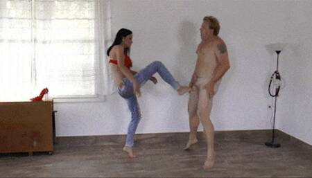 Torment my new slave - Ballbusting (NEW VID) (WMV HD)