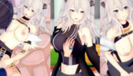 [Hentai Game Koikatsu! ]Have sex with Big tits Vtuber Shishiro Botan.3DCG Erotic Anime Video.