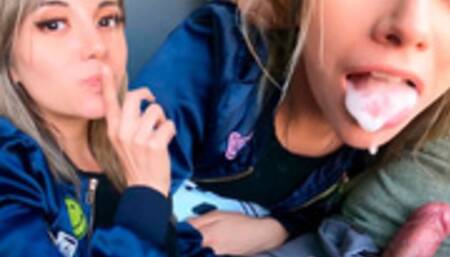 My SEAT partner in the BUS gets horny and ends up devouring my PICK and milk- PUBLIC- TRAILER-RISKY