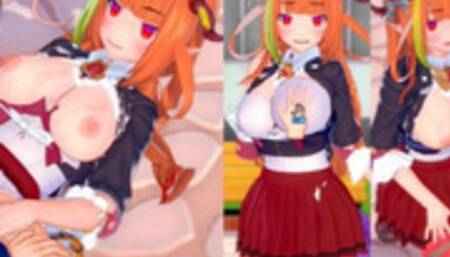 [Hentai Game Koikatsu! ]Have sex with Big tits Vtuber Kiryu Coco.3DCG Erotic Anime Video.