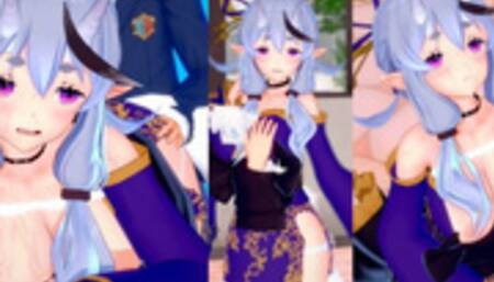 【エロゲーコイカツ！】VTuber 竜胆尊3DCG巨乳アニメ動画(バーチャルYoutuber)[Hentai Game Koikatsu! Rindo Mikoto(Anime 3DCG Video)