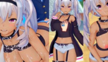 【エロゲーコイカツ！】VTuber 魔使マオ3DCG巨乳アニメ動画(バーチャルYoutuber)[Hentai Game Koikatsu! Matsukai Mao(Anime 3DCG Video