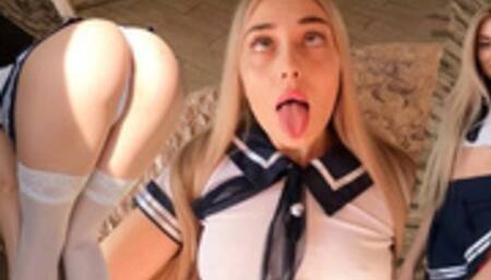 Step Sister Turned Into Sailar Moon! Step Brother Gives Her Creampie and Cumshot in Mouth