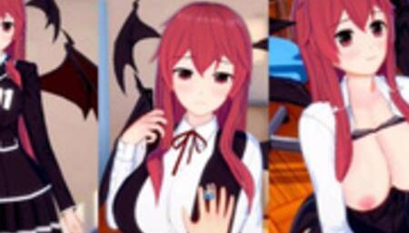 [Hentai Game Koikatsu! ] Sex s Re nula Velké kozy Koakuma. 3DCG Erotické anime video.