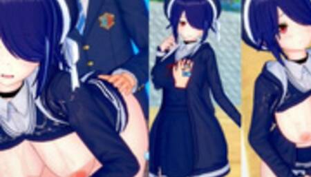 [Hentai Game Koikatsu! ]Have sex with Big tits Vtuber Otodama Tamako.3DCG Erotic Anime Video.