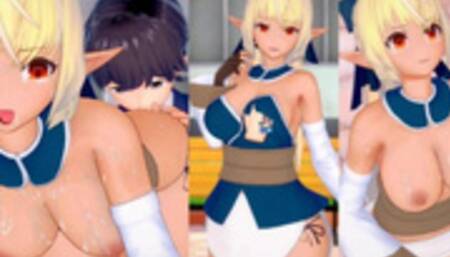 [Hentai Game Koikatsu! ]Have sex with Big tits Vtuber Shiranui Flare.3DCG Erotic Anime Video.