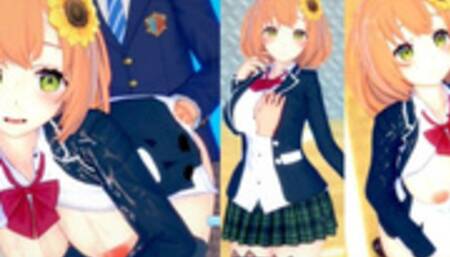 [Hentai Game Koikatsu! ]Have sex with Big tits Vtuber Honma Himawari.3DCG Erotic Anime Video.