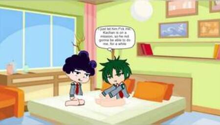 Mineta Fuck Izuku, because bakugou is in mission (GACHA)