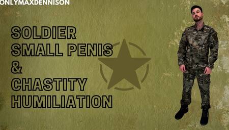 Soldier gay small penis chastity humiliation