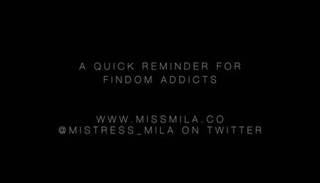 Quick Reminder for Findom Addicts