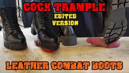 Crushing his Cock in Combat Boots Black Leather - CBT Bootjob with TamyStarly - (Edited Version) - Heeljob, Ballbusting, Femdom, Shoejob, Ball Stomping, Foot Fetish Domination, Footjob, Cock Board, Crush