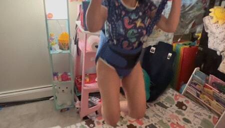 Audrey Gets Stuck in Bouncer