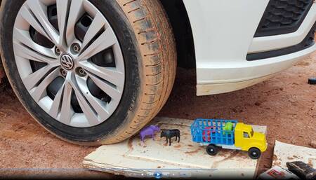 Crushing my nephew's car