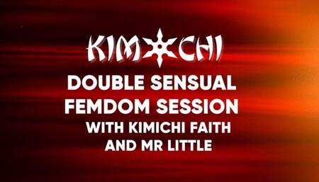 Double Sensual Femdom Session with Kimichi, Faith and Mr Little - WMV